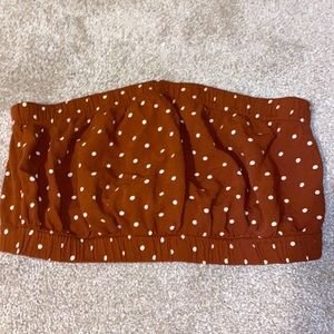 American eagle crop top in maroon